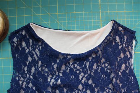 Nicole At Home Stretch Lace Tee Tutorial