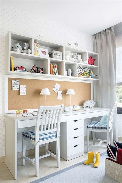 Your kid can place their toys inside the shelves. 39 How to Help You Organize Your Child's Study Room in ...
