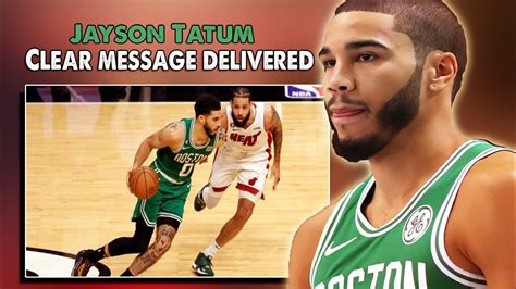 Jayson Tatum Is At A Loss For Words After Celtics Stunning Win In Game