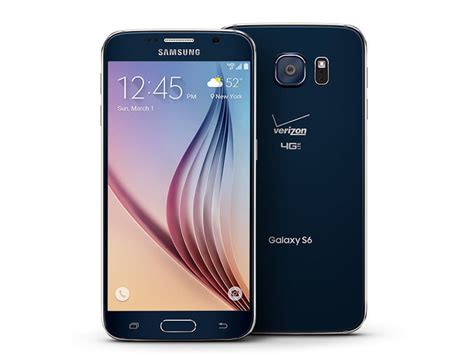 Samsung Galaxy S6 32 Gb Black Sapphire Verizon Smartphone Walmart