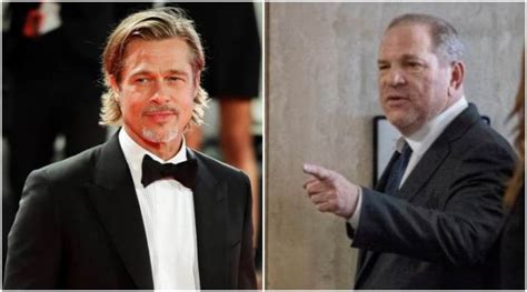 brad pitt opens up about confronting harvey weinstein hollywood news the indian express