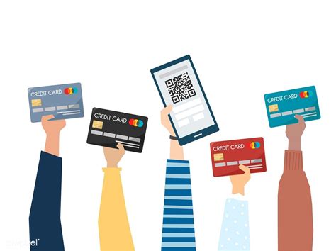 illustration   payment  credit card premium