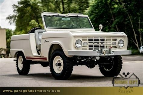1966 Ford Bronco Roadster Wimbledon White Suv 170ci105hp 6 Cylinder 60