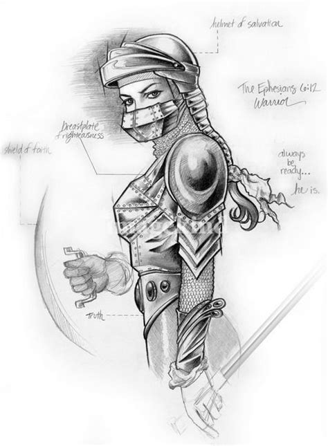 Armor Of God By Christine Kerrick Armor Of God God Female Armor