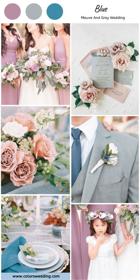 Colors Wedding Best 8 Mauve And Grey Wedding Color Ideas