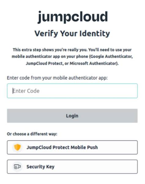 Jumpcloud Protect One Touch Frictionless Multi Factor Authentication