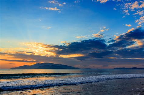 Free Images Beach Coast Ocean Horizon Cloud Sky Sun Sunrise