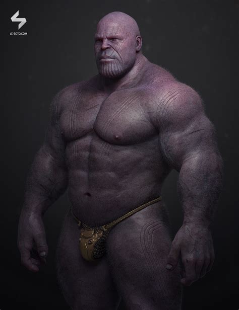 Artstation Thanos Portrait Front