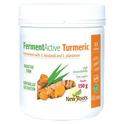 New Roots Herbal Ferment Active Turmeric Gram Poeder