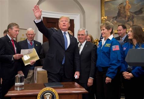 Trump Floats Idea Of ‘space Force The Washington Post