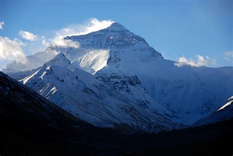 38 Mount Everest North Face Very Early Morning From Rongbuk