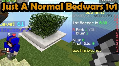 Just A Normal Bedwars 1v1 Duel Video Minecraft Bedwars Hypixel