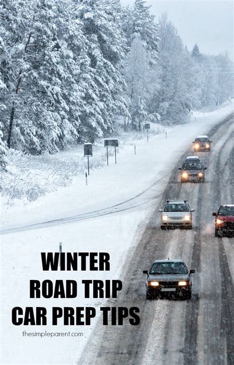 Others will involve calling a professional. Winter Road Trip Prep for the Family Car