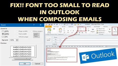 How To Increase Font Size In Outlook 15 32