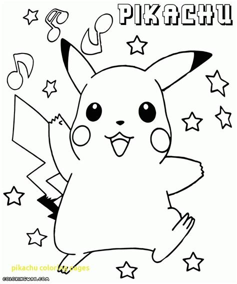 Printable pokemon pikachu christmas coloring page. Pikachu Pop Star Coloring Pages - Through the thousand ...