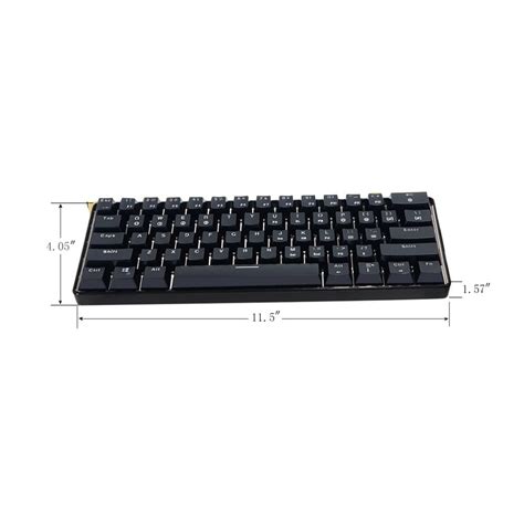 Gk61 Swappable 60 Rgb Keyboard Customized Kit Pcb Mounting Plate Case