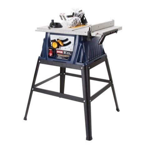 Ryobi 15 Amp 10 In Table Saw Rts10 The Home Depot