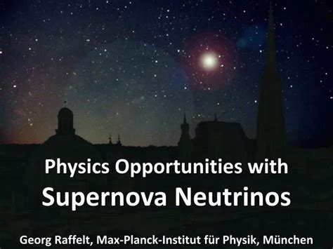 Ppt Supernova Neutrinos Powerpoint Presentation Free Download Id