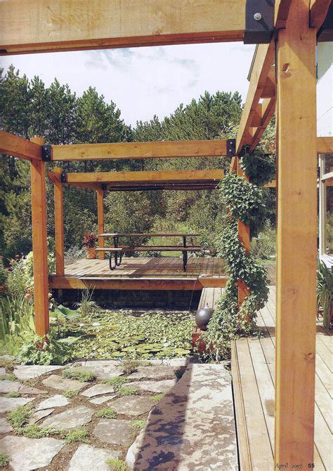 Water Feature Pergola Outdoor Structures Water Features