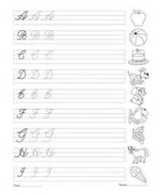 Making handwriting more meaningful for the development of language by introducing the grammar of std. Cursive Writing Book 4 Sheet | Spelling Fun/Letters ...