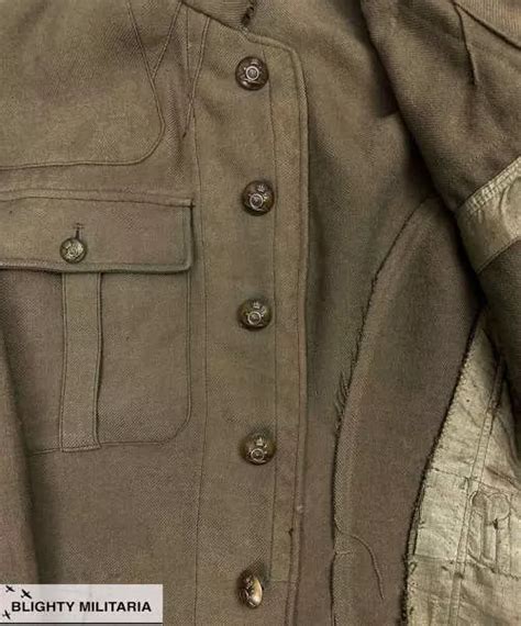 Scarce Original Great War British Army Ordinary Ranks Tunic Rfa In
