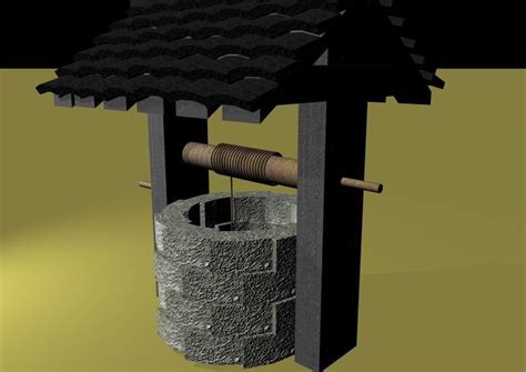 Water Well 3d Model Cgtrader