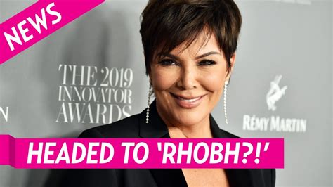 Kris Jenner Addresses The Rumors Shes Joining ‘rhobh Youtube