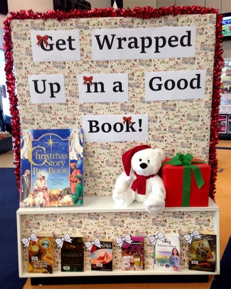 Christmas Library Display Library Book Displays Christmas Library