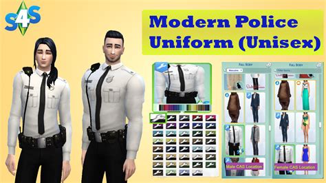 Unisex Swat Uniform Simsworkshop