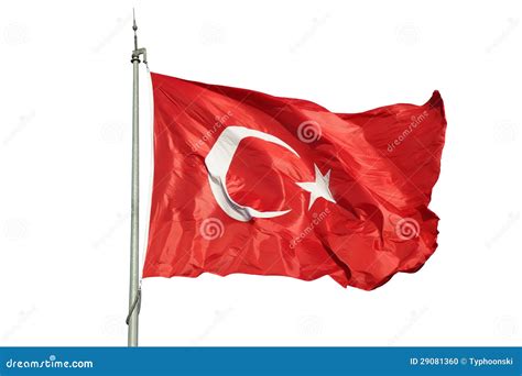 Turkish Flag Stock Photo Image Of Isolated Asia Nation 29081360