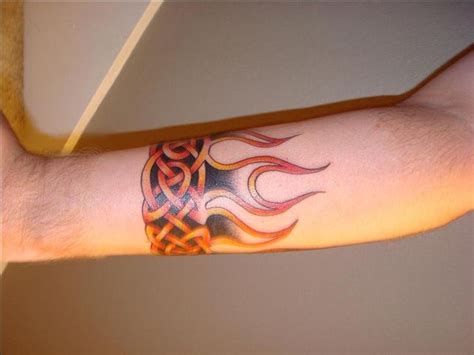 28 Best Flame Forearm Tattoo Designs Images On Pinterest Flame