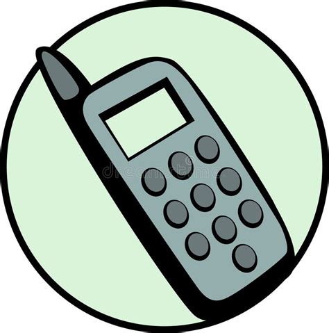 Cell Phone Vector Illustration Stock Vector Illustration Of Message Call 1345150