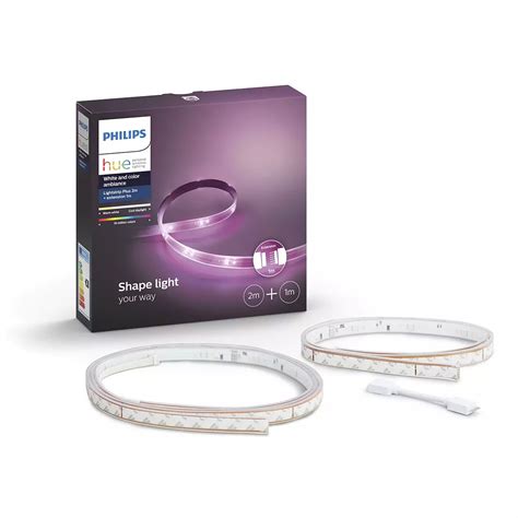 Hue White And Color Ambiance Lightstrip Plus 2 M 1 M Bundle
