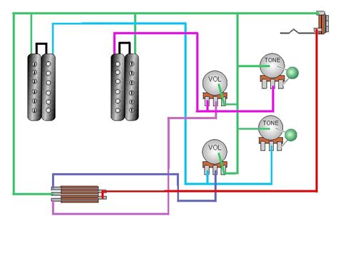 What can you do with single coils and how to wire a. Emg Wiring Diagram Two Volume One Tone 3 Way Blade Selector