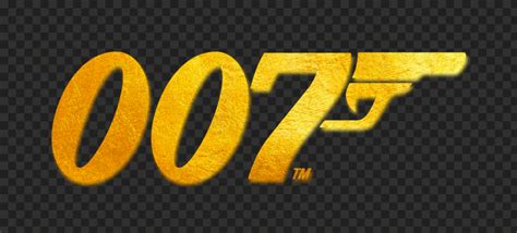 Hd 007 James Bond Gold Logo Transparent Png Citypng