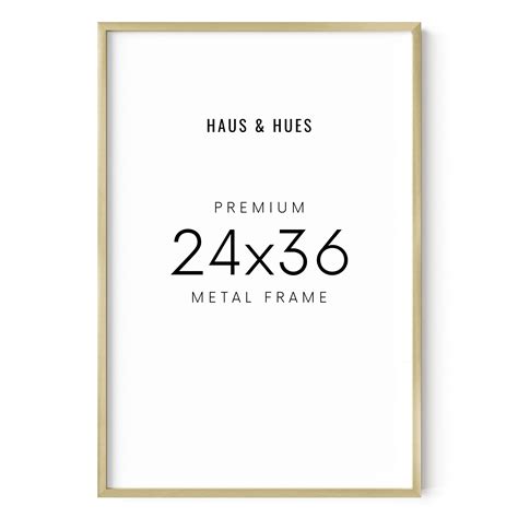 Haus And Hues 24x36 Poster Frame Gold Set Of 1 24x36 Inch Poster