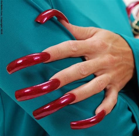 pretty acrylic nails long acrylic nails pretty nails long red nails long fingernails hot
