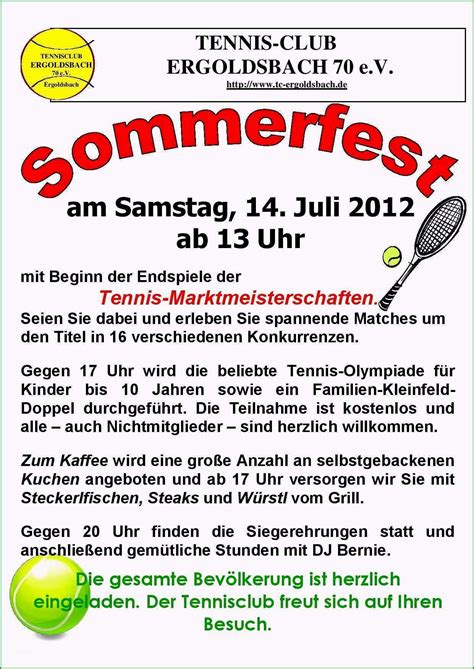 Sie möchten ein sommerfest veranstalten, wissen aber nicht so recht, wie sie ihre liebsten einladen sollen? Beste Einladung sommerfest Vorlage Kostenlos Für Sie