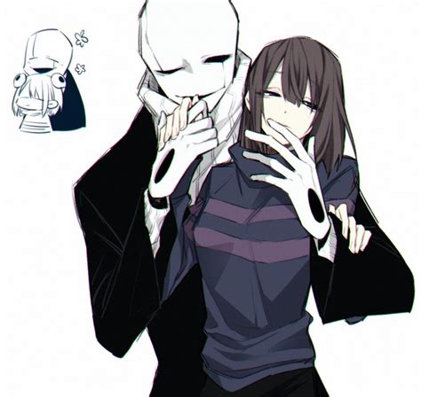 Gaster And Frisk Lmao That Chibi Version Though So Cute Xd