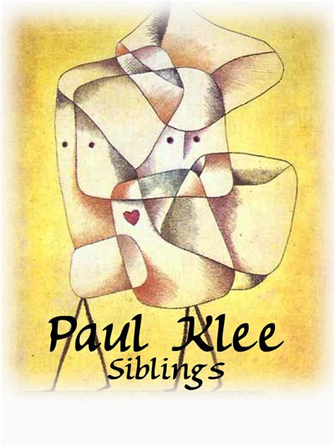 Paul Klee Siblings T Shirt By Carpediem6655 Redbubble