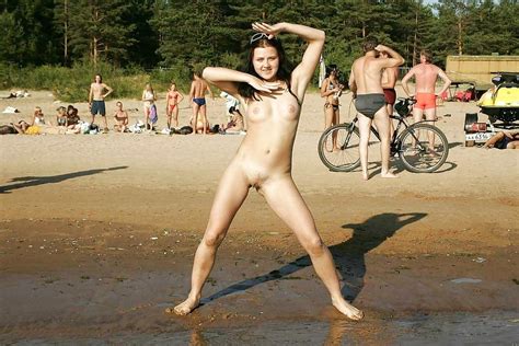 Nude Beach Spread Ass