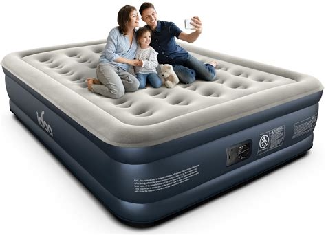 Buy Idoo Queen Air Mattress With Built In Pump Inflatable Mattress For Camping Guests And Home