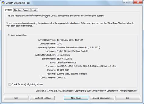 Every Thing You Need To Know About Dxdiag Windows Tool