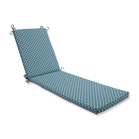 Pillow Perfect Outdoorindoor Hockley Teal Chaise Lounge Cushion 80x23x3 Brickseek