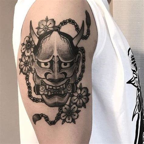 The hannya mask tattoo and wave tattoo symbolize the ebbs and flows of life in all its forms. 250+ Hannya Mask Tattoo Designs With Meaning (2020 ...