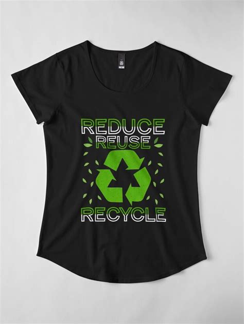 Reduce Reuse Recycle Environmental Activist Essential T Shirt By