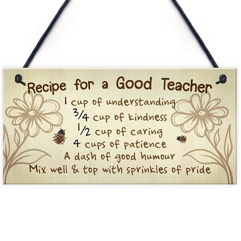Thank you messages for teachers from parents. Meijiafei Hanging Plaque Gift For Teacher Teaching ...