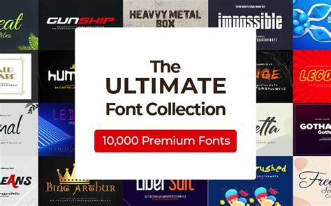 The Ultimate Font Collection 10000 Premium Fonts Dealfuel