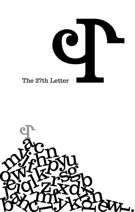 Alphabet 27th Letter Small Character Was Actually Once The 27th