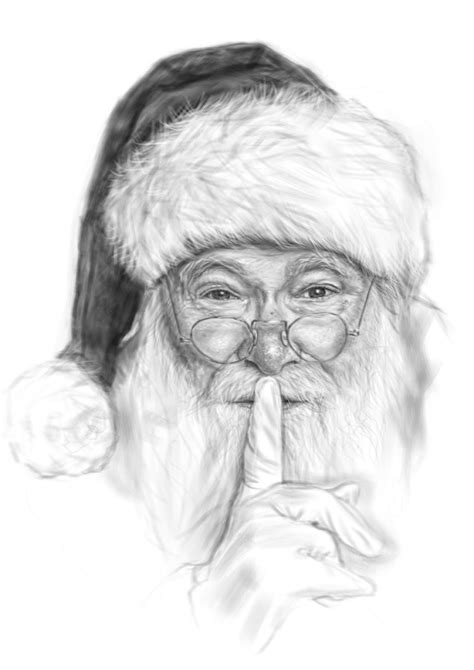 Santa illustration - Nov/Dec 2012 - illustartion as part of work for
